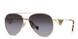 PRADA Pilot Sunglasses in Pale Gold – Product Photo 2