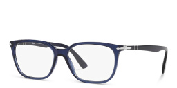 PERSOL Wide Rectangle Eyeglasses in Cobalto – Product Photo 2