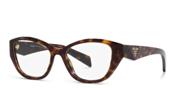 PRADA Logo Cat-Eye Eyeglasses in Tortoise – Product Photo 2