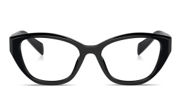 PRADA Logo Cat-Eye Eyeglasses in Black – Product Photo 1
