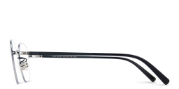 Shop MYKITA Unisex Wataru Rimless Round Eyeglasses in Silver online.