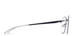 نظارات طبية رايكر بإطار دائري للجنسين من ميكيتا بلون أزرق - صورة المنتج 3