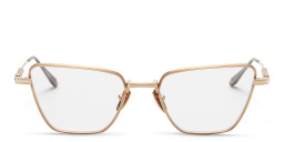 AKONI Cat-Eye Eyeglasses in Gold – Product Photo 1