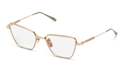 AKONI Cat-Eye Eyeglasses in Gold – Product Photo 2