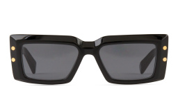 تسوق نظارات شمسية مستطيلة بالمان بلون أسود أونلاين.