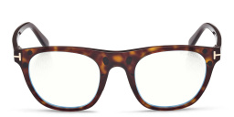 TOM FORD Square Eyeglasses in Dark Havana – Product Photo 1