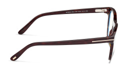 TOM FORD Square Eyeglasses in Dark Havana – Product Photo 3
