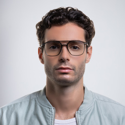 Shop Silhouette Rectangle Eyeglasses in Black online.