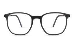 Shop Silhouette Rectangle Eyeglasses in Black online.