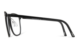 Shop Silhouette Rectangle Eyeglasses in Black online.