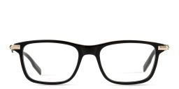 Rectangle Eyeglasses من مونت بلانك بلون أسود - صورة المنتج 1