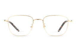 MONTBLANC Rectangle Eyeglasses in Gold – Product Photo 1