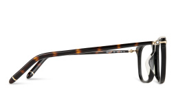 تسوق نظارات طبية مستطيلة مونت بلانك بلون أسود أونلاين.