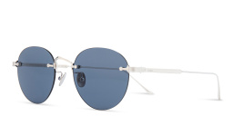 Cartier Signature 'C'de Cartier Round Sunglasses in Silver – Product Photo 2