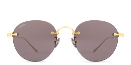 Cartier Signature 'C'de Cartier Round Sunglasses in Gold – Product Photo 1