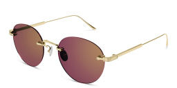 Cartier Signature 'C'de Cartier Round Sunglasses in Gold – Product Photo 1
