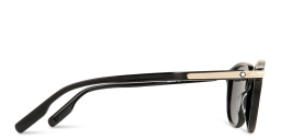 Shop MONTBLANC Round Sunglasses in Black online.