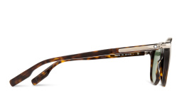 Shop MONTBLANC Round Sunglasses in Havana online.