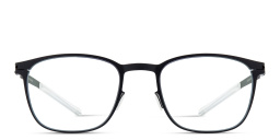 Shop MYKITA Aiden Unisex Square Eyeglasses in Black online.