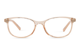 EYE'M Disney Cinderella Kids Rectangle Eyeglasses in Peach – Product Photo 1