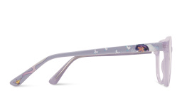 EYE'M Disney Jasmine Kids Round Eyeglasses in Lilac – Product Photo 4
