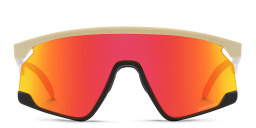 Oakley BXTR Unisex Half-Rim Mask Sunglasses in Matte Desert Tan – Product Photo 1