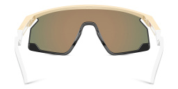 Oakley BXTR Unisex Half-Rim Mask Sunglasses in Matte Desert Tan – Product Photo 4