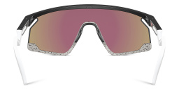 Oakley BXTR Unisex Half-Rim Mask Sunglasses in Matte Black – Product Photo 4