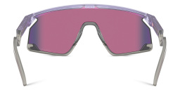 Oakley Unisex Half-Rim Mask Sunglasses in Translucent Lilac – Product Photo 4