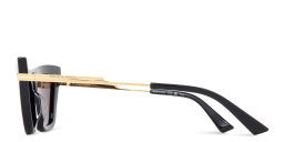 Shop BOTTEGA VENETA Cat-Eye Sunglasses in Black online.