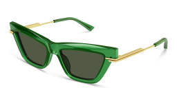 BOTTEGA VENETA Cat-Eye Sunglasses in Green – Product Photo 2