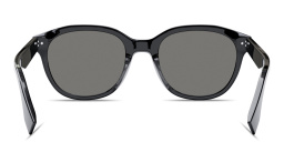 Shop FENDI Essential Round Sunglasses in Blue online.