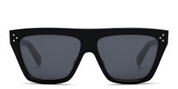 Shop CELINE CELINE 3 Dots Black Mask Sunglasses in Black online.