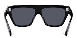 Shop CELINE CELINE 3 Dots Black Mask Sunglasses in Black online.