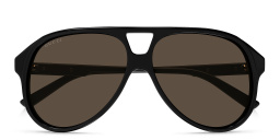 GUCCI Oversized Aviator Sunglasses in Black – Product Photo 1