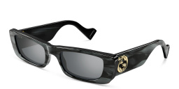 GUCCI Rectangle Sunglasses in Grey – Product Photo 2