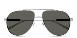 نظارات شمسية أفياتور من غوتشي بلون فضي - صورة المنتج 1