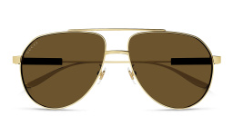 GUCCI Aviator Sunglasses in Gold – Product Photo 1