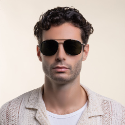 GUCCI Aviator Sunglasses in Gold – Product Photo 5