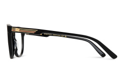 GUCCI Wide Rectangle Eyeglasses in Black – Product Photo 3