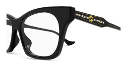 GUCCI Wide Cat-Eye Eyeglasses in Black – Product Photo 3