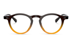 OLIVER PEOPLES OP-13 Unisex Round Eyeglasses in Whisky Gradient – Product Photo 1