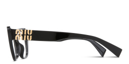 نظارات طبية طراز كات آي من ميو ميو بلون أسود - صورة المنتج 4