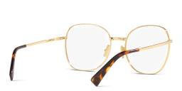 تسوق نظارات طبية غير منتظمة كبيرة ميو ميو بلون ذهبي أونلاين.