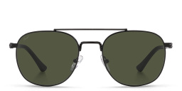 Shop PERSOL Unisex Pillow Sunglasses in Black online.