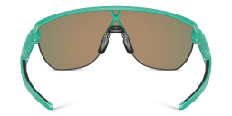 Shop Oakley Half-Rim Mask Sunglasses in Blue online.