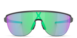 نظارات شمسية كوريدور بإطار نصفي على شكل قناع من اوكلي بلون أسود مطفي - صورة المنتج 1