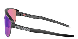 Shop Oakley Half-Rim Mask Sunglasses in Matte Black Ink online.