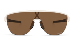 نظارات شمسية كوريدور بإطار نصفي على شكل قناع من اوكلي بلون رمادي دافئ مطفي - صورة المنتج 1