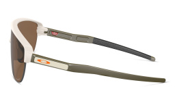 Shop Oakley Half-Rim Mask Sunglasses in Matte Warm Grey online.